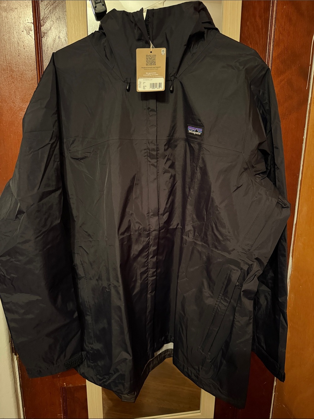 NWT Black Patagonia Women's Torrentshell 3L Rain Jacket
